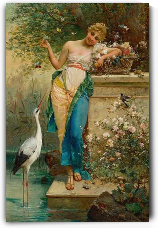 Oriental Beauty by Hans Zatzka by Ebon et Noir