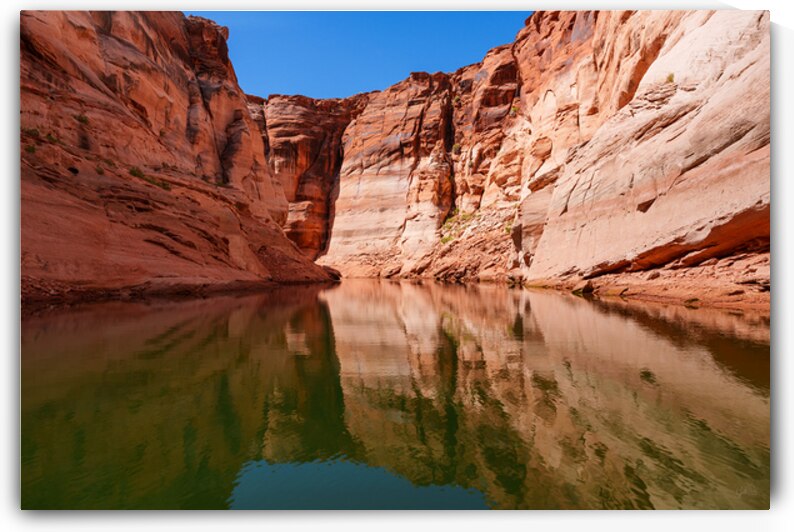 Antelope Canyon Water Reflections by Jennifer White