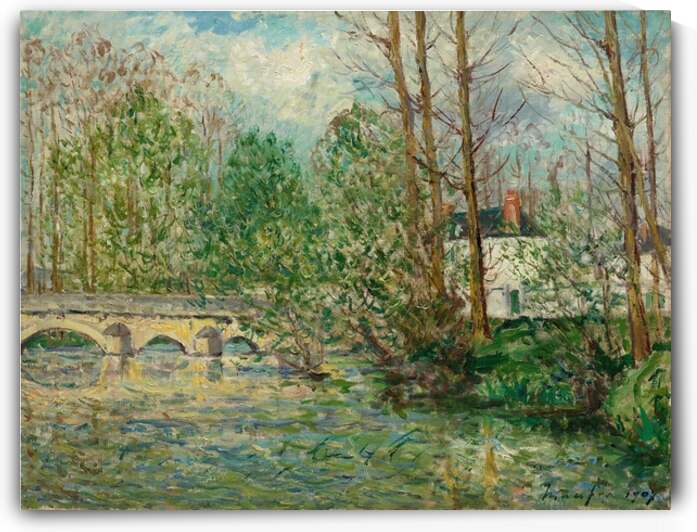 Paysage De Printemps À Lavardin. Loir–Et–Cher [1907] by Maxime Maufra [1861–1918] by MyCozyFineArt
