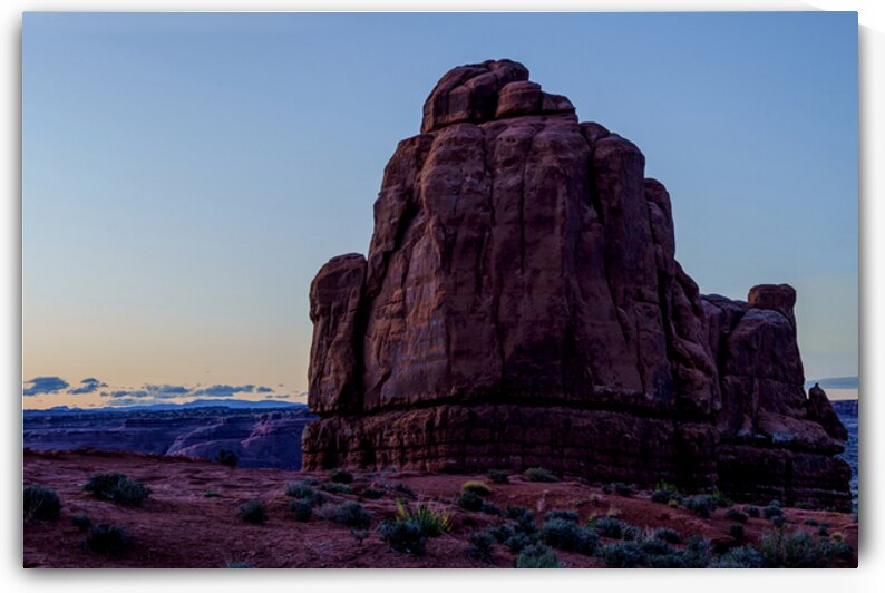 Arches National Park Butte Sunset by Jennifer White