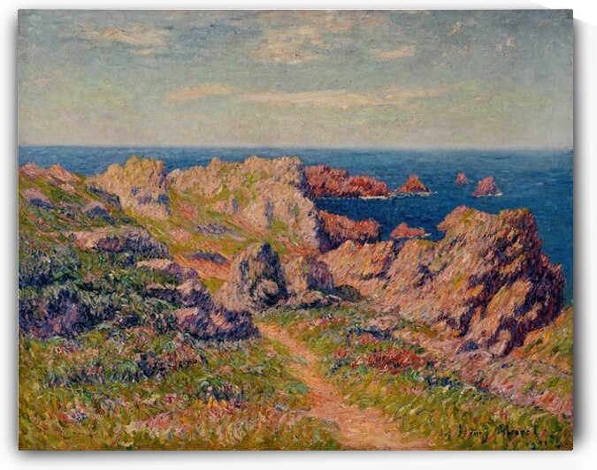 Beau temps à Pern [Ile d’Ouessant] [1901] by Henry Moret [1856–1913] by MyCozyFineArt