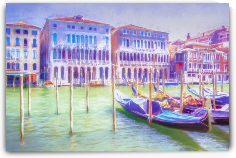 Venice Grand Canal Gondolas by Norma Brandsberg Photography
