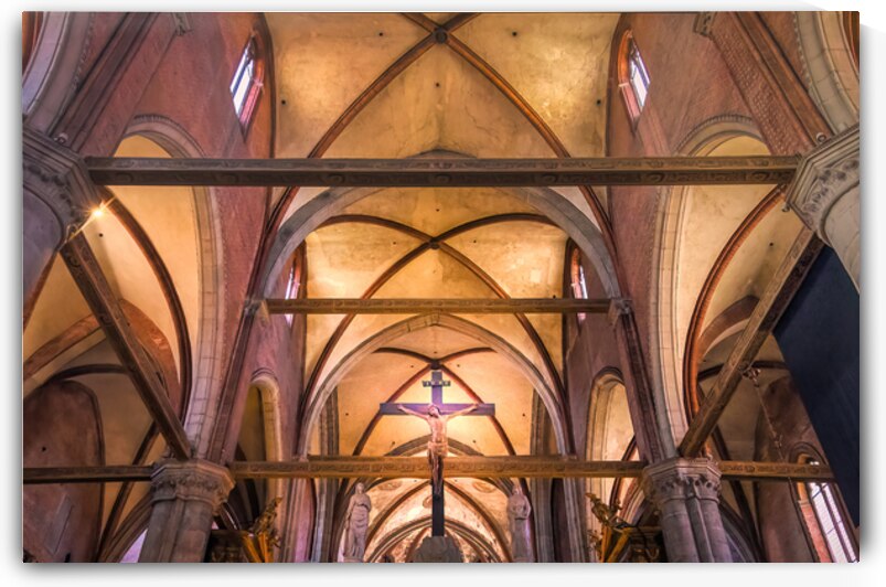 Oldest Church Ceiling in Venice by Norma Brandsberg Photography