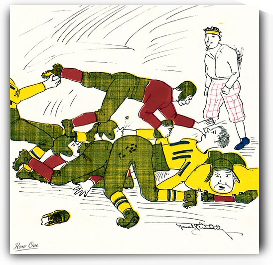 1920s South Carolina Football Art by Row One Brand