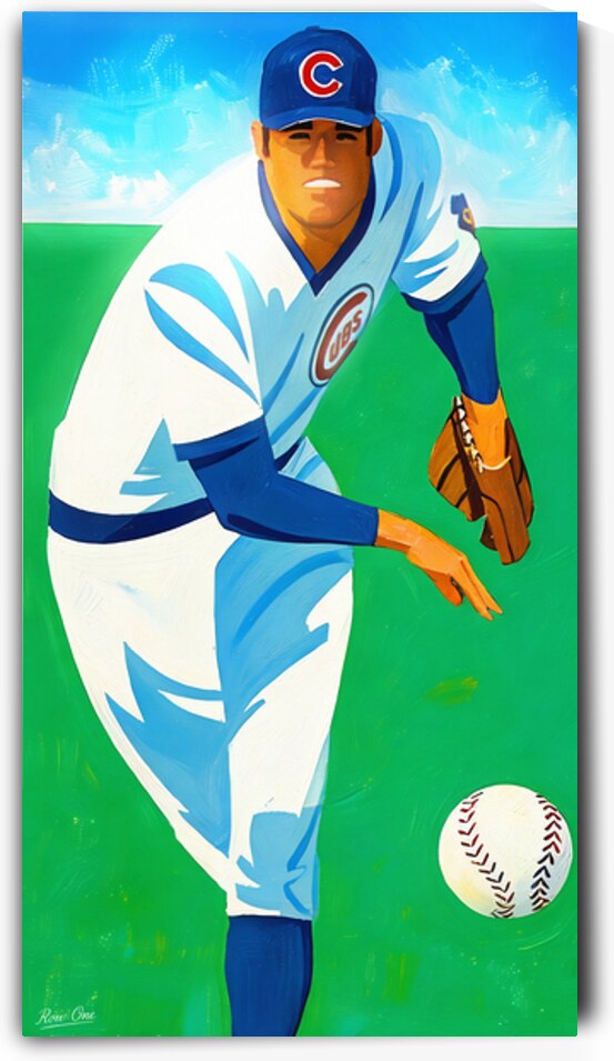 1975 Chicago Cubs Pitcher II by Row One Brand