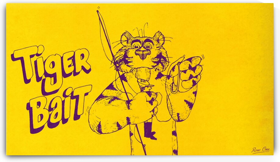 1960s Tiger Bait Cartoon by Row One Brand