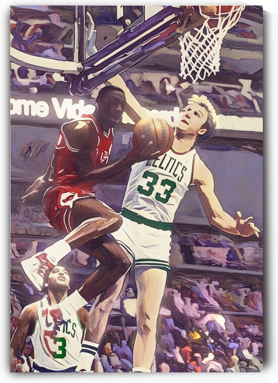 1986 Jordan Reverse Against Bird by Row One Brand