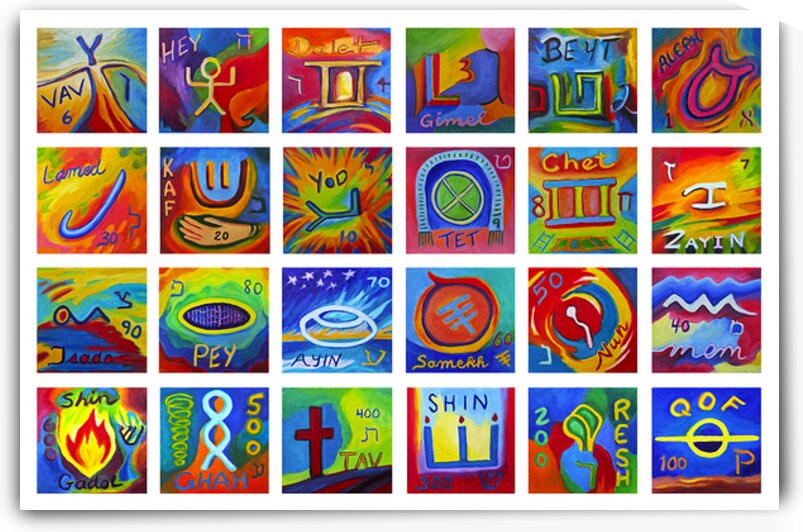 Paleo  Letters Collection landscape 6x4 by Sherry Nielsen 