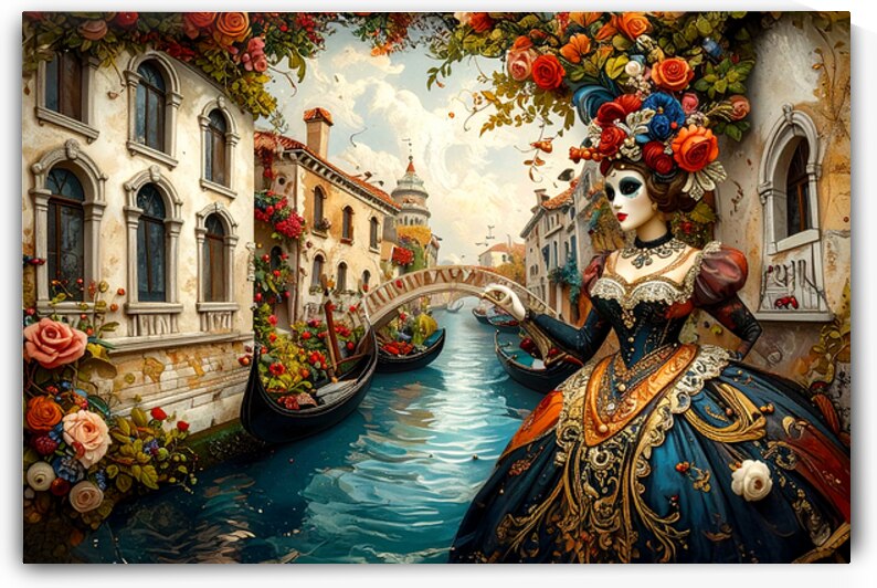 Venice Carnival 1 by Bob Tamburello