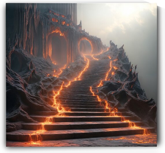  Blackened Rocks by Aniima Illussiya