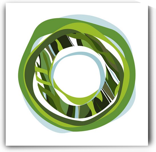 Tidal Rise Forest Green | Version 1 by Bita by AuthenCor