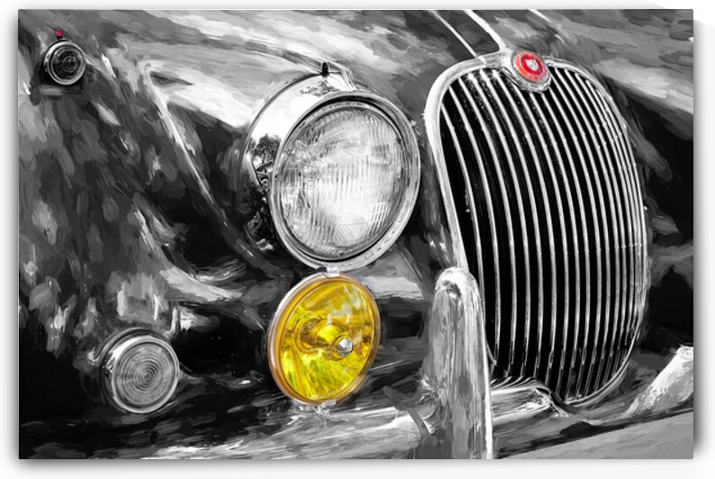 1955 Black XK 140 MC OTS X1 1 by Rich Franco