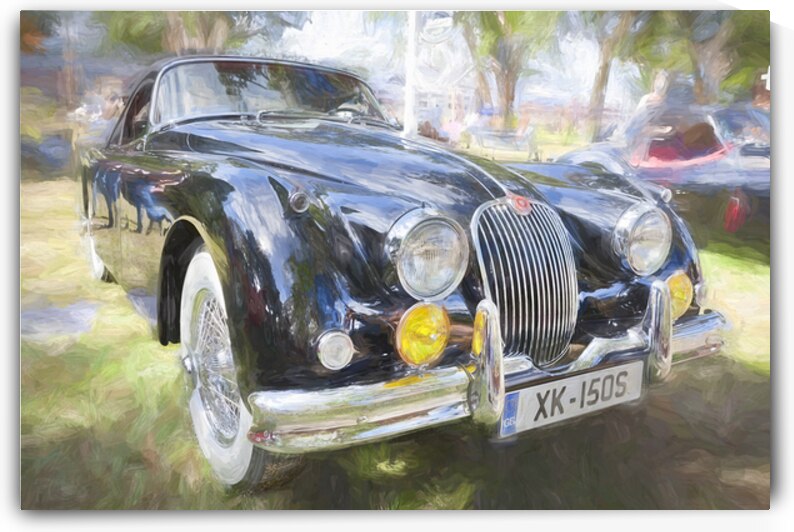1955 Black XK 140 MC OTS X1 2 by Rich Franco