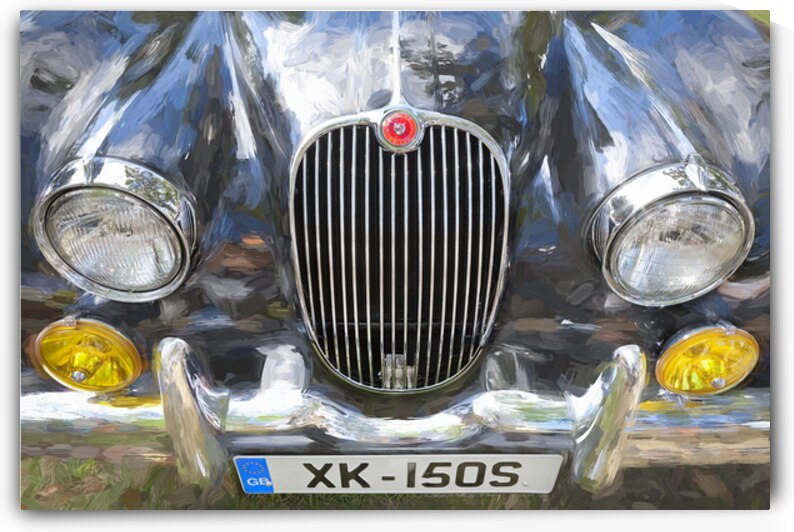 1955 Black XK 140 MC OTS X1 4 by Rich Franco