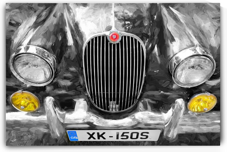 1955 Black XK 140 MC OTS X1 8 by Rich Franco