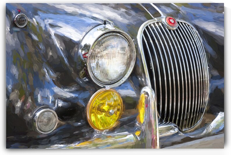 1955 Black XK 140 MC OTS X1 10 by Rich Franco