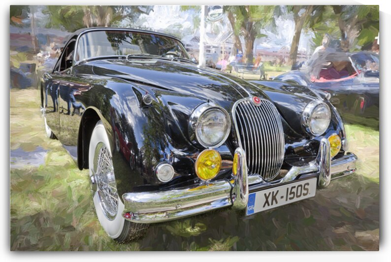 1955 Black XK 140 MC OTS X1 12 by Rich Franco