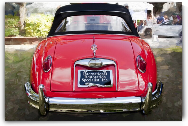 1961 Red Jaguar XK 150 OTS X1 1 by Rich Franco