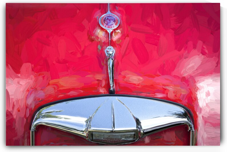 1961 Red Jaguar XK 150 OTS X1 5 by Rich Franco