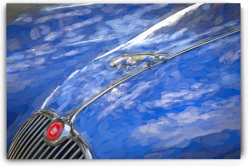 1961 Blue Jaguar XK 150 FHC X1 2 by Rich Franco