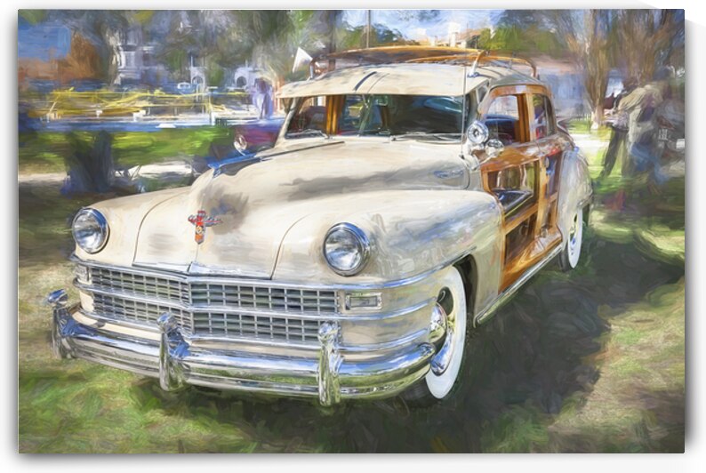 1947 Tan Chrysler Town And Country Sedan 4 Door X1 5 by Rich Franco