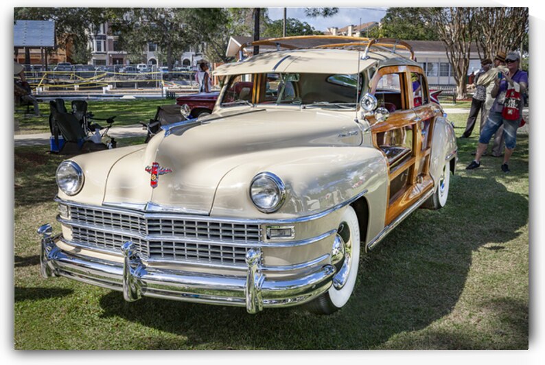 1947 Tan Chrysler Town And Country Sedan 4 Door X1 7 by Rich Franco