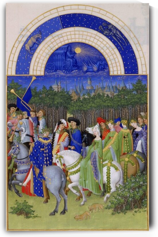 Limbourg Brothers – Tres Riches Heures du Duc de Berry: c. 1412–1416 | Exquisite Medieval Calendar Illumination by Wirla