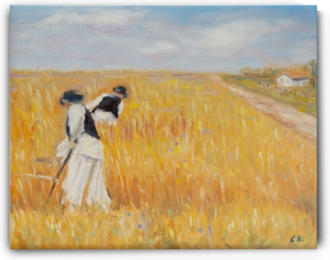 Landscape   harvest by Eva Sabo Artist