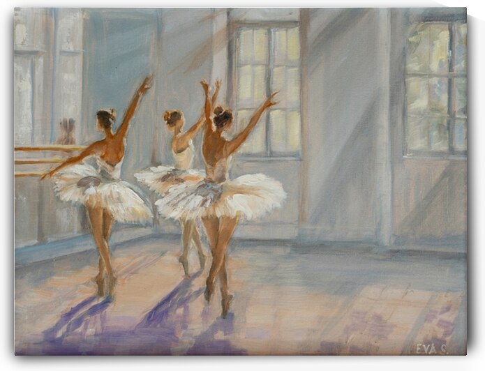 3 ballerinas by Eva Sabo Artist