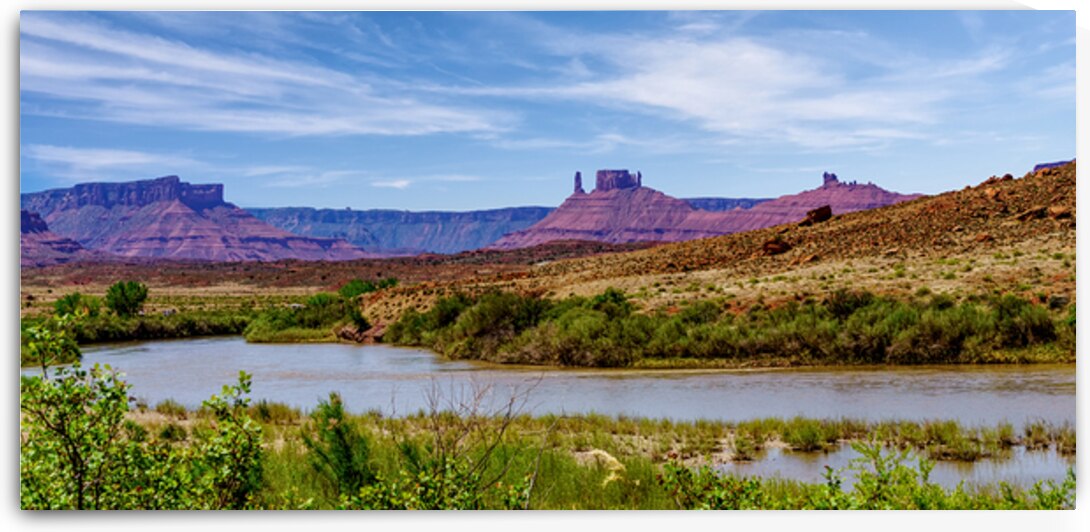 Colorado River In Utah Desert Pano by Jennifer White