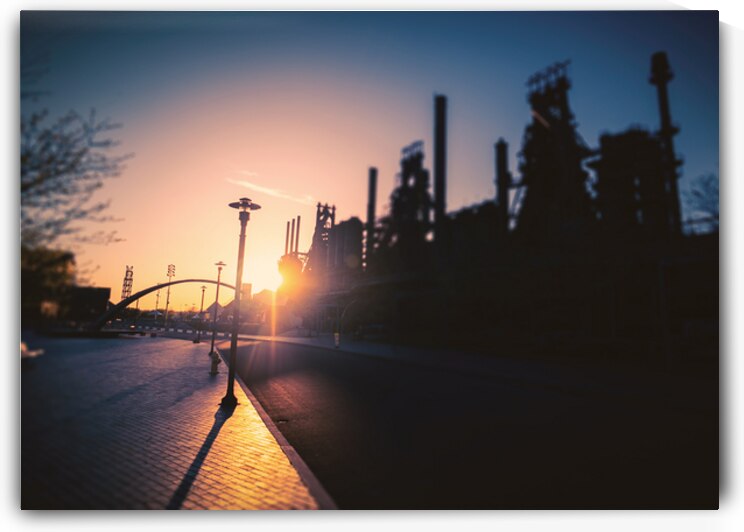 SteelStacks Soft Focus Sunset by Jason Fink