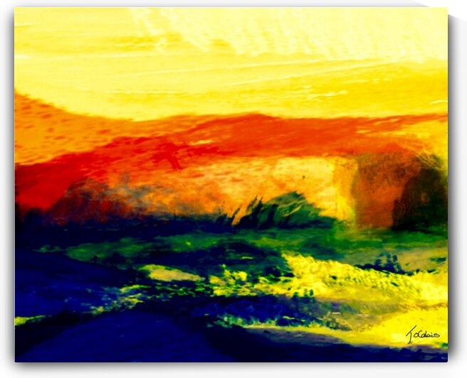 Paysage jaune  by Jolabis 