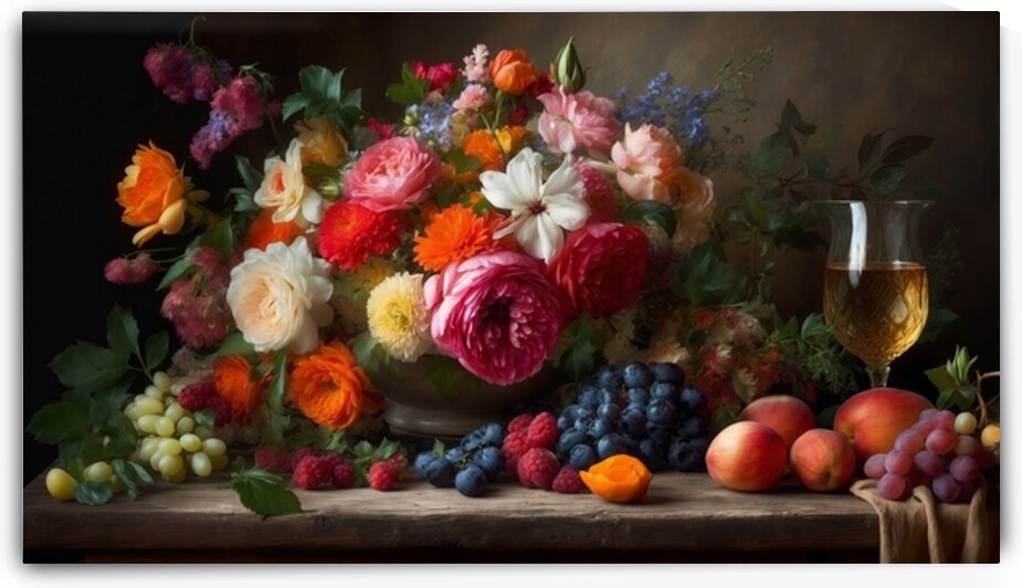 Still Life Florals 4 of 6 by The Mabazza Foundation 