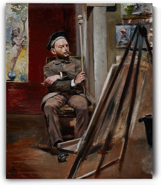 Portrait of Stanisław Tondos [circa 1902] by Jacek Malczewski [1854–1929] by MyCozyFineArt