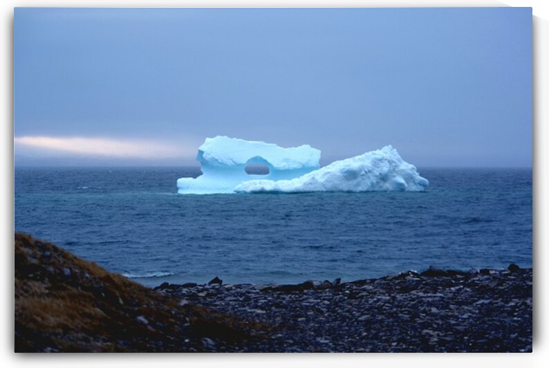 Boat Harbour ice berg 2 by Dustin Carroll