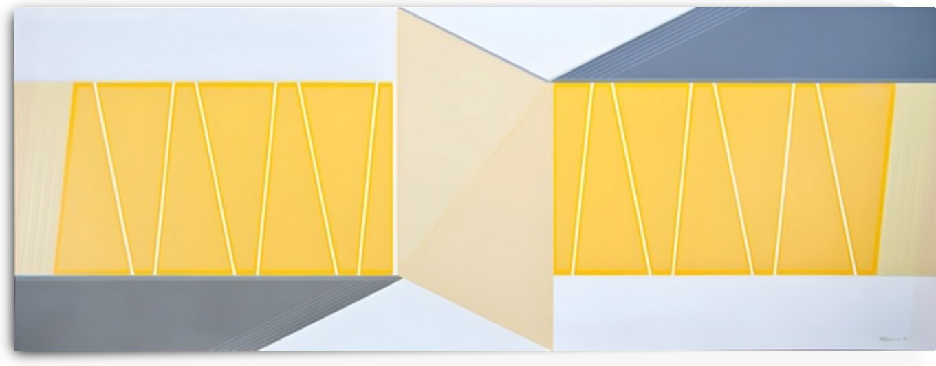 Yellow Dynamic II   1973    37 x 9 by Tony Tascona OC LLD RCA LLD 1926 2006
