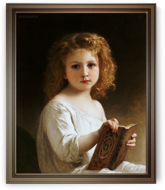 The Story Book by William-Adolphe Bouguereau by xzendor7