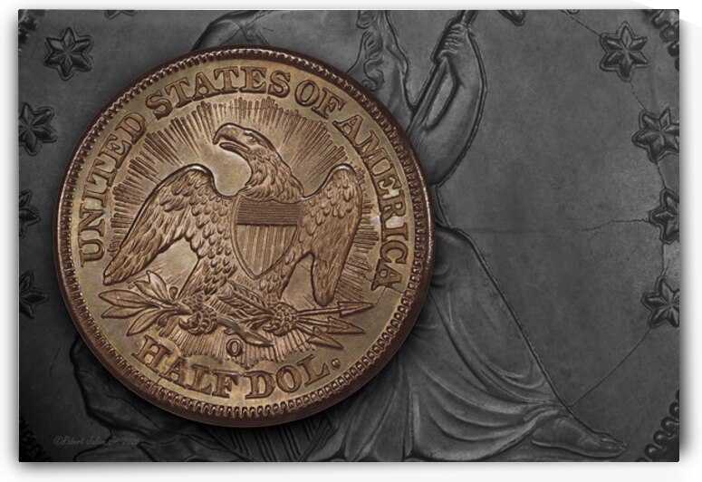 0050.1853-O.2 Echoes of Strain: The 1853-O Arrows and Rays Half Dollar by The Numismatic Art of Robert Julian