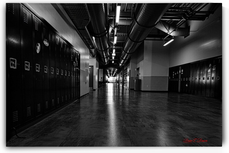 Empty Hallway by Bruce Brown