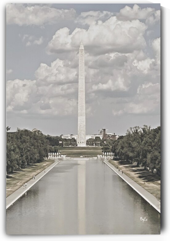 The Washington Monument Original Art Photography  by By:Zo Art Print Collection   by Maria Desnoyers
