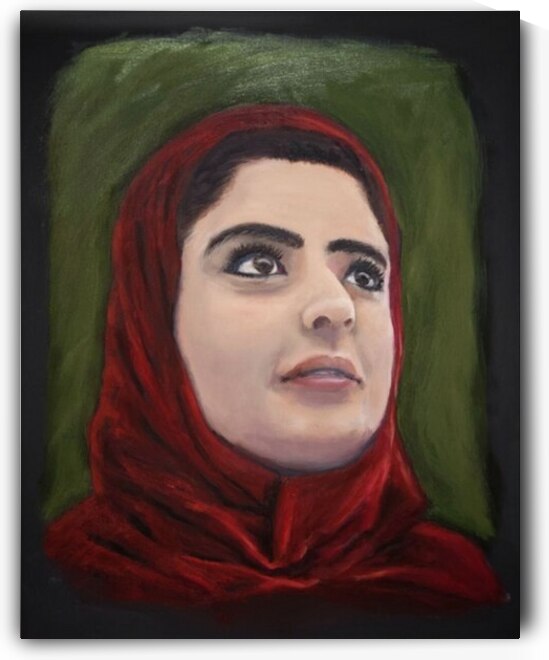 Maryam oil by Ruben Quiñones