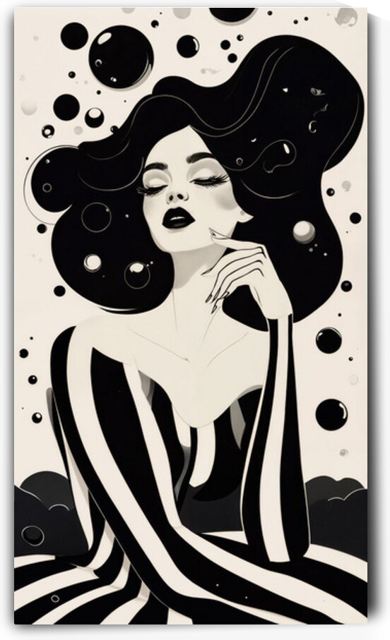  A Monochrome Muse by Aniima Illussiya