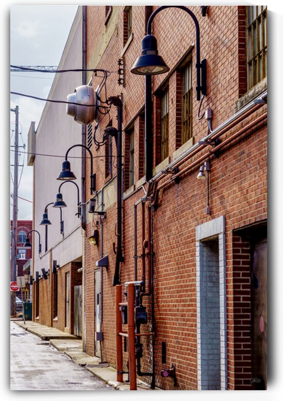 Old Brick Building Walls Springfield by Jennifer White