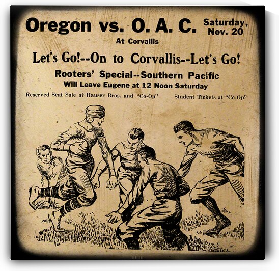 1920 Oregon Ducks at Oregon Agricultural College by Row One Brand