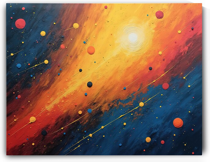 Astral Rhapsody: Sphere Shower   GIA2501 0432 OIL by JordiCarrio