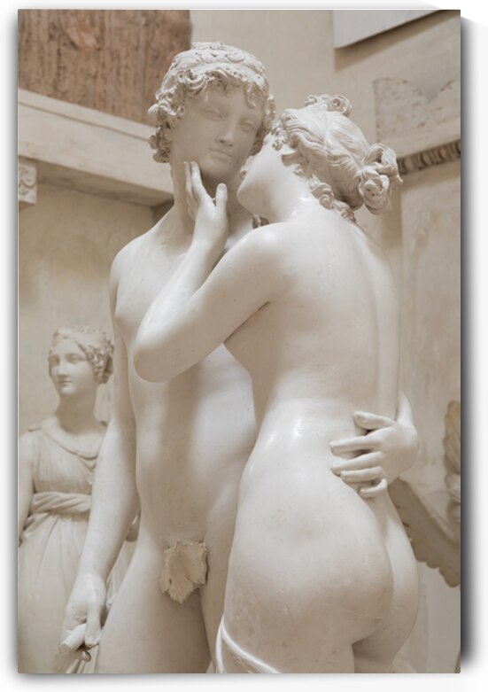 Venus and Adonis by sculptor Antonio Canova 1794   plaster by Paolo Modena