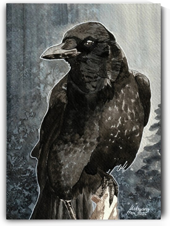 Crow at the top by Malayang Hari