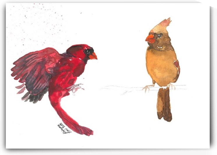 Cardinal Lovers by Malayang Hari