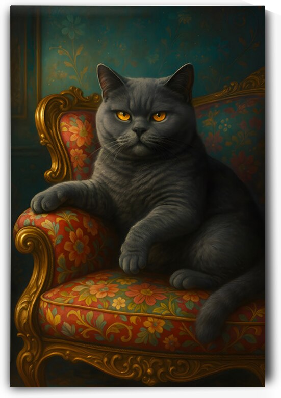 Velvet Throne Animal Portrait by THE MARSHEMELLO