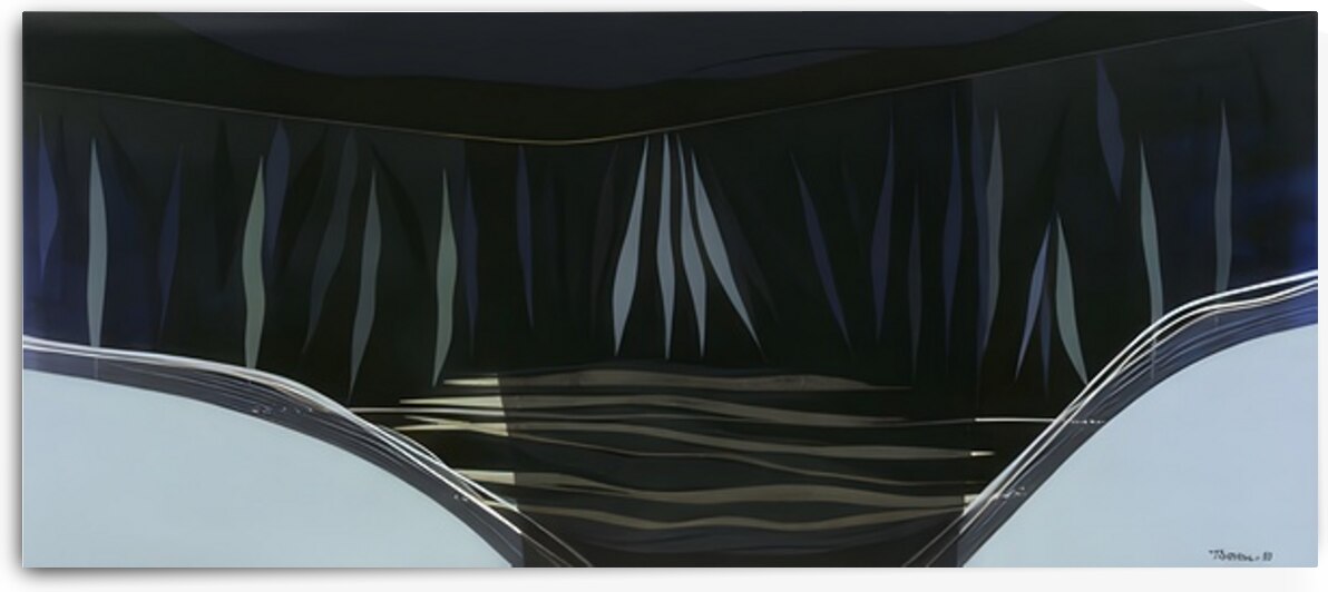 Nocturnal Vibrations Painting IU 400 by Tony Tascona OC LLD RCA LLD 1926 2006